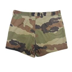 フランス軍 実物 W34 CCEカモ 迷彩 ショーツ ショートパンツ ミリタリー ヘリンボーン 短丈 短め