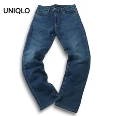 UNIQLO ユニクロ 加工★ 裏起毛 ヒートテック ウルトラストレッチ スリム フィット デニム パンツ ジーンズ Sz.30 メンズ