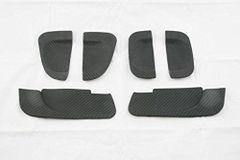 【スタッフおすすめ！】TRISTAR'S [ハイエース 200系 4型 5型] カーボン調 ラバータイプ ドアハンドル ドアノブ プロテクター