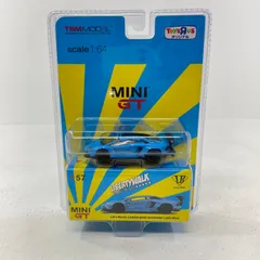 【尾張小牧店】 中古 TSM トイザらス 1:64 LB★WORKS Lamborghini Aventador Light Blue 57 「MINI GT」 【728】