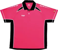【新品】TSP(ティーエスピー）VICTAS(ビクタス) メンズ レディース ユニセックス オルディナートシャツ JTTA公認 ゲームシャツ ポロシャツ 半袖シャツ ソフト 吸汗速乾 軽量　ピンク 031422-0300