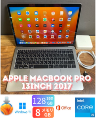 ［新品バッテリー］Apple MacBook Pro 13inch 2017/Core i5 2.3GHz/8GB/SSD128GB/Windows11/Office 2021/380