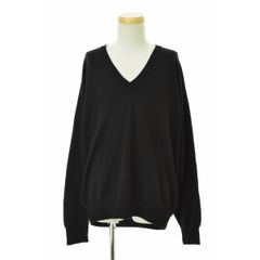 【LANVIN】ウールVネック長袖ニットセーター