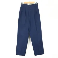 80-90s/Vintage★バーバリー/Burberrys★コットン/ハイウエストパンツ【9AR/Women's size -M/股下71cm/紺/navy】Pants/Trousers◆zBH483<sale>
