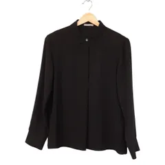 未使用級 2023 セオリーリュクス ブラウス 長袖 ブラック 38 バルーン袖 新品未使用 タグ付き セオリーリュクス セオリー シャツ