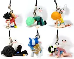 【中古】ストラップ(キャラクター) 全6種セット 「ワンピース ネガティブストラップ3」 