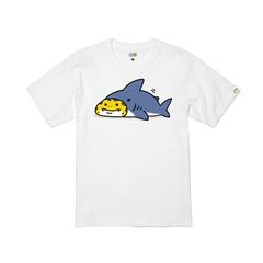 さめぴり　半そでＴシャツ（白）