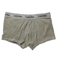 カルバンクライン：COTTON STRETCH MINERAL DYE ローライズボクサーパンツ (オリーブ)