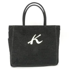 美品！キタムラ　トートバッグ　デニム　Kロゴ 快適ファッション - キタムラ トートバッグ デニム Kロゴ