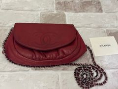 uta_0323❗未使用に近いCHANEL ハーフムーンチェーンウォレット uta_0323様専用❗未使用に近いCHANEL ハーフムーンチェーンウォレット