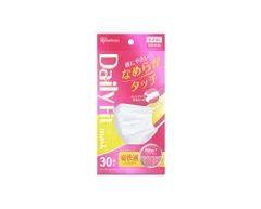 アイリスオーヤマ 【息快適フィルター採用】なめらかタッチマスク 小さめサイズ 幅約14.5×高さ約9cm 個包装 30枚入 息しやすい デイリーフィット DAILY FIT MASK 衛生的 白 ホワイト IRIS OHYAMA PK-DH30SW