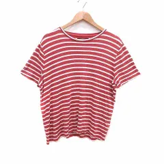 マイケルコース MICHAEL KORS ニット カットソー ボーダー 半袖 M 赤 レッド 白 ホワイト /YKのサムネイル