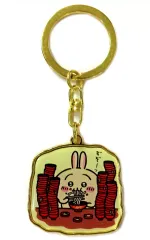 【中古】キーホルダー うさぎ(わんこそば) ご当地ダイカットキーホルダー 「ちいかわ なんか小さくてかわいいやつ」 岩手限定