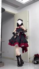 新品未使用甘ロリワンピース♪リボン×フリル×パールで可愛い