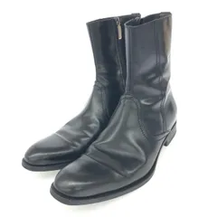 Salvatore Ferragamo サルヴァトーレフェラガモ 表記サイズ:9.5  ブーツ  ブラック サイドゴア レザー メンズ　240001121815