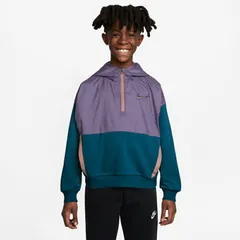 ウィンドブレーカー ウインドブレーカー キッズ 130-160cm 子供服/ナイキ NIKE YTH 1/2ジップ パーカー プルオーバー/スポーツウェア ジュニア    子ども  スウェット/DQ8743-460