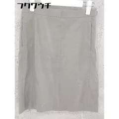 ◇ UNITED ARROWS　green label relaxing 膝丈 スカート サイズ36 グレー レディース 【中古】 【1002801846114】