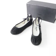 【値下げ】美品 repetto レペット DEMETER バレエシューズ 36/ブラック 22.7cm スエード ◇【2400013959766】