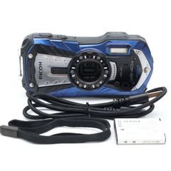 ≪美品≫ RICOH WG-40W ボディ ブルー #20250528-1896