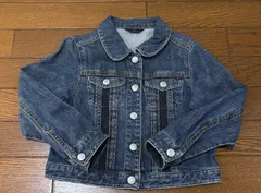 コムサイズム　COMME ÇA ISM  デニム　Gジャン　レースライン　アウター　キッズ　120センチ