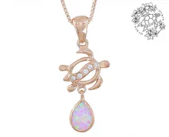 ペンダントトップ　ホヌ　ディアドロップ　ピンクオパール　ピンクゴールド　スターリングシルバー　ハワイアンジュエリー　ハワジュ　アクセサリー　ネックレス　チェーン別売り　レディース　可愛い　上品　ギフト　ホワイトデー　誕生日　プレゼント　10,000円