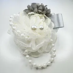 コサージュ 卒園式　卒業式　入園式入学式 結婚式 発表会 ＊フォーマルコサージュ＊パールブローチC53