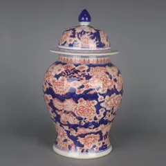 景徳鎮 陶磁器 喜字将軍缶茶筒 装飾品 工芸品 置物 景徳鎮 陶磁器 喜字将軍缶茶筒 装飾品 工芸品 置物