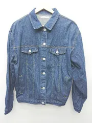 ◇ Θ classicalelf クラシカルエルフ 長袖 デニム ジャケット Gジャン サイズL ネイびー レディース P  【1410230011599】