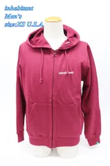 inhabitant インハビタント メンズ 長袖パーカー ZIP PARKA XS ボルドー IH552KT91 トップス R2506-037のサムネイル