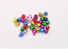 鈴　手芸用　6mm 100個　ハンドメイド　アクセサリー　ミックス