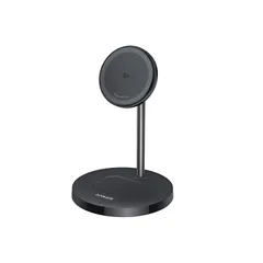 Anker MagGo Wireless Charger (2-in-1, Stand) Qi2対応 マグネット式 2-in-1 ワイヤレス充電ステーション/ワイヤレス出力 MagSafe対応 iPhone 15 / 14 / 13 ブラック