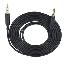 Alitumao Astro A10 A40 ゲーム用ヘッドセットケーブル 交換用 2m/6.5フィート ブラック Xbox One PS4 スマートフォン PC 対応 絡まない 