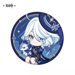 り*読様 原神　ドットーレ　博士　缶バッジ　冬夜の戯劇 原神】 ドットーレ 博士 缶バッジ 冬夜愚戲 公式正規品 - メルカリ