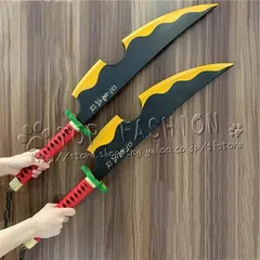 宇髄天元 二刀流武器 チェーン付き　コスプレセット 宇髄天元 二刀流武器 チェーン付き コスプレセット 宇髄天元