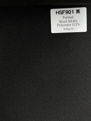 オーダー礼服　黒　オールシーズン用　№222hsf901　W99.8％P0.2％