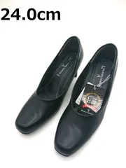 [ロメオ バレンチノ] スクエアトゥヒール PUレザー VB3300 24 cm