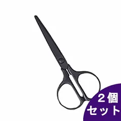 【2個セット】レイメイ藤井 ハサミ フッ素コート ブラック SH60Bのサムネイル