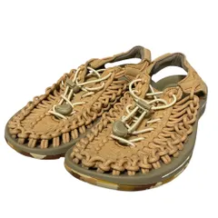 美品 KEEN キーン ユニーク サンダル スニーカー 1026341 24.5cm ベージュ レディース 古着 中古 USED