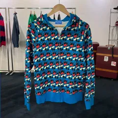 M 東京 ディズニーランド ミッキーマウス ジップアップパーカー フード付き