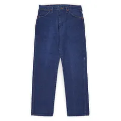 ラングラー Wrangler 90s 90年代 13MWZ デニムパンツ ジーンズ MADE IN USA アメリカ製 ストレート ブロークンデニム ヴィンテージ 古着 メンズ ズボン パンツ ブルー W33 L32【中古】