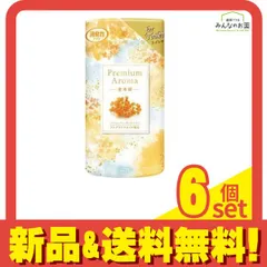 消臭力 トイレ用 Premium Aroma(プレミアムアロマ) 金木犀 400mL 6個セット まとめ売り