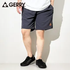 GERRY 水陸両用 ナイロン ハーフパンツ メンズ 速乾 ショートパンツ 短パン 川 海 水着 男女兼用 ユニセックス バギーショーツ サマーショーツ さらさら 涼しい 軽量 軽い 薄い ナイロン 100％ S M L LL チャコールグレー 079190