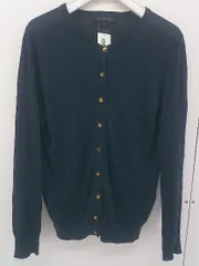 ◇ green label relaxing UNITED ARROWS メタルボタン 長袖 カーディガン サイズ38 ネイビー レディース  【中古】 【1204220006463】