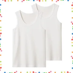 【在庫処分】子供肌着 (男の子用) ランニング 鹿の子 インナーウェア 抗菌防臭 [グンゼ] 2枚組