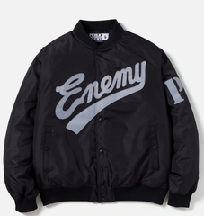 NEIGHBORHOOD NH X PUBLIC ENEMY X MAJESTIC . BASEBALL JACKET 232FAMSN-JKM01