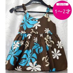 ムームー ドレス キッズ ハワイアン キャミソール 子供用 1歳 2歳 Dress 海外挙式参列用 女の子 幼児 ハワイ直輸入 No.53