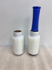 ホルダー付きハンディラップ〔厚さ12μ、100mm×150ｍ〕　1本と交換用ミニストレッチフィルム〔厚さ12μ、100mm×150ｍ〕1巻の2点セット　　業務用としても家庭用としても大活躍🌟送料無料(※一部地域除きます)