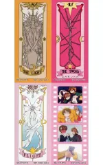 【中古】シール・ステッカー 4分割ステッカー(クロウカード：ライト/光) 「一番くじ アニメ カードキャプターさくら 25TH ANNIVERSARY」 G賞
