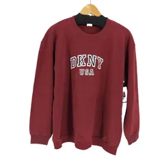 ダナキャランニューヨーク DKNY CLASSIC USA製 ロゴプリント クルーネックスウェット メンズ import：S のサムネイル