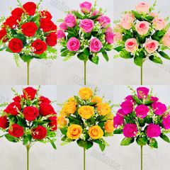 造花ブーケ シルクフラワー 造花  記念日 卒業式 母の日 高品質 長持ち 贈り物 おしゃれ 再利用可能 リーズナブル 色鮮やか